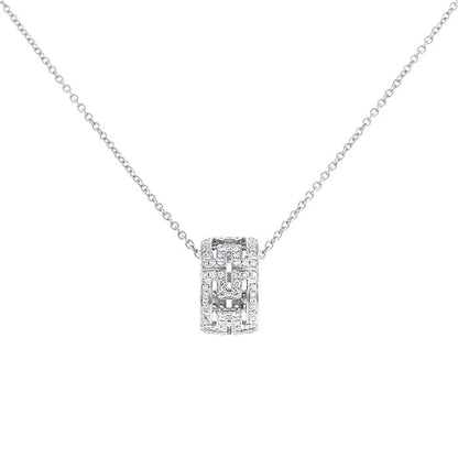 [Bloom]PARENTESI NECKLACE SILVER DIAMOND