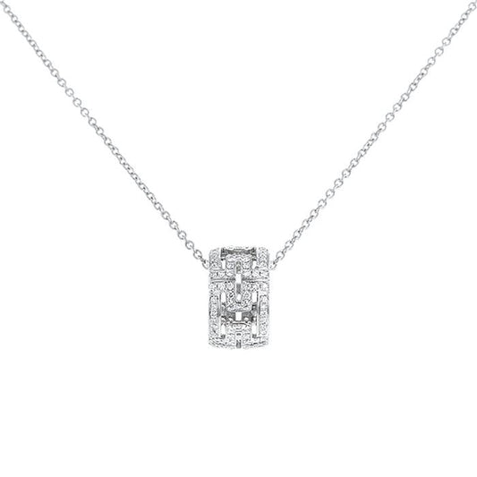 [Bloom]PARENTESI NECKLACE SILVER DIAMOND