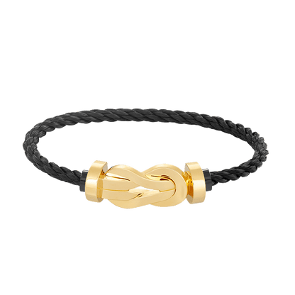 [Bloom]CHANCE LARGE 8 FIGURE BUCKLE NO DIAMOND BRACELET GOLD