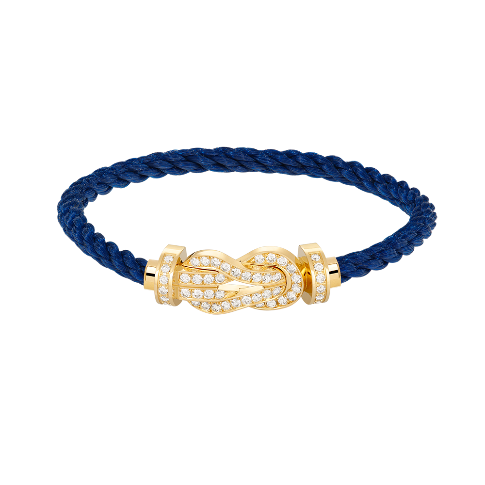 [Bloom]CHANCE LARGE 8 FIGURE BUCKLE FULLDIAMOND BRACELET GOLD