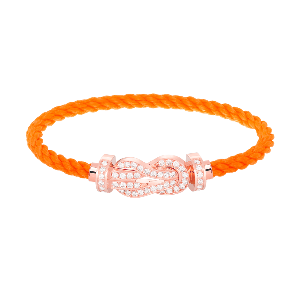 [Bloom]CHANCE LARGE 8 FIGURE BUCKLE FULL DIAMOND BRACELET ROSE GOLD