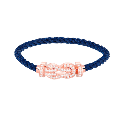 [Bloom]CHANCE LARGE 8 FIGURE BUCKLE FULL DIAMOND BRACELET ROSE GOLD