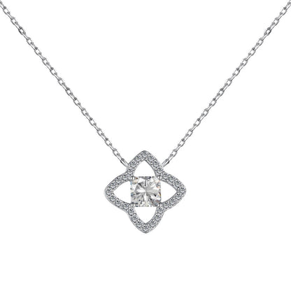 [Bloom]Exquisite Flower Shape Princess Cut Necklace