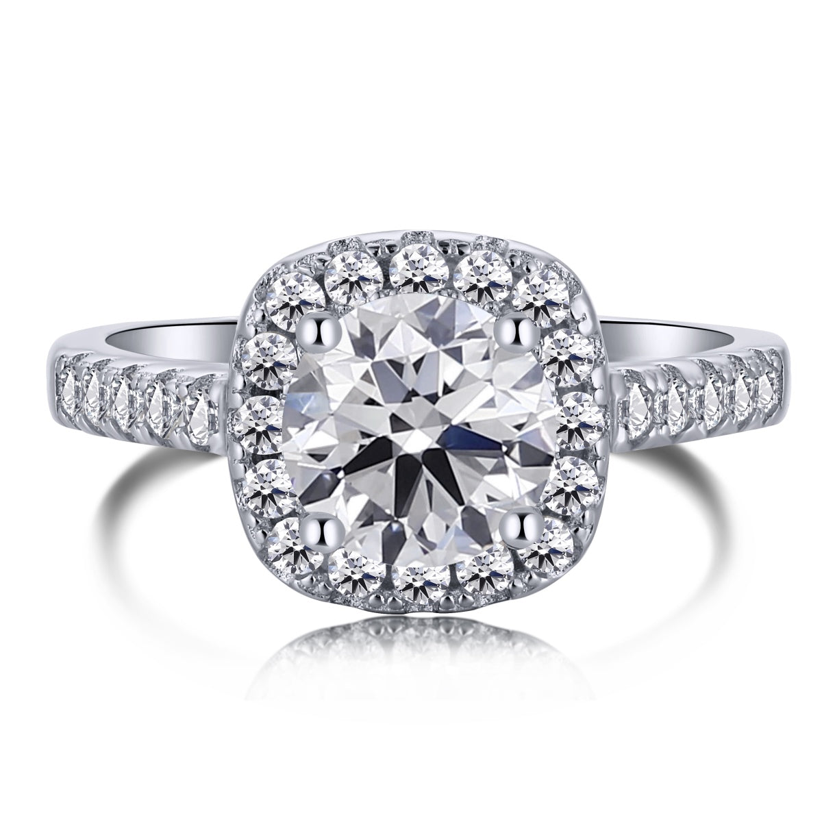 [Bloom]Dazzling Resplendent Round Cut Wedding Ring