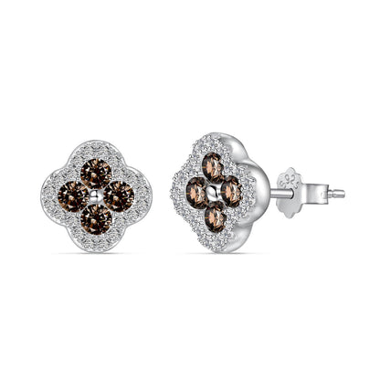 [Bloom]Four-Leaf Clover Flower Shaped Earrings