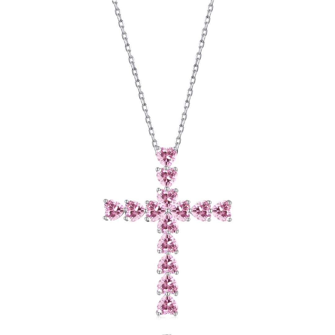 [Bloom]Radiant Cross Shape Necklace