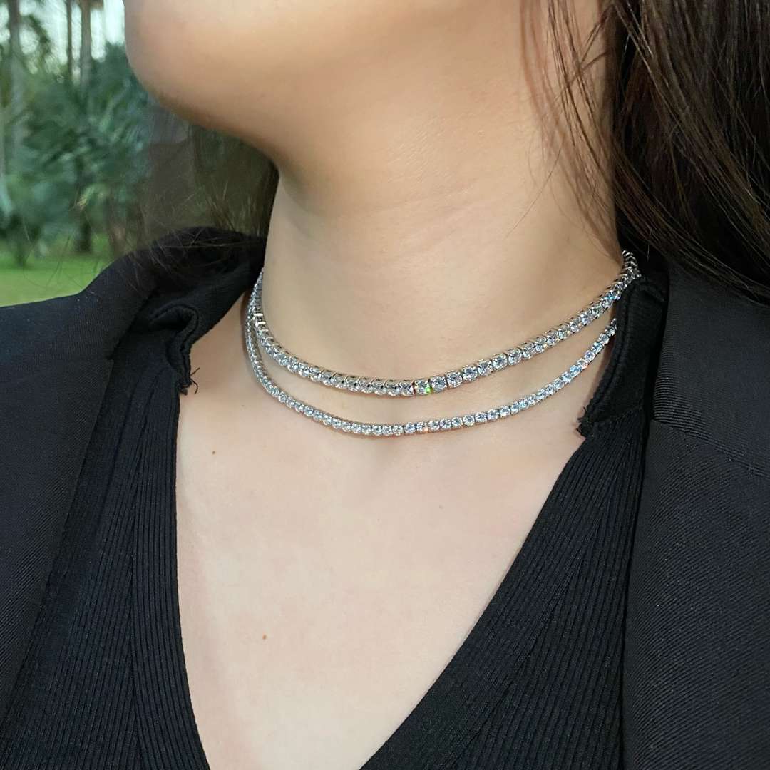 [Bloom]Elegant Tennis Chain Necklace