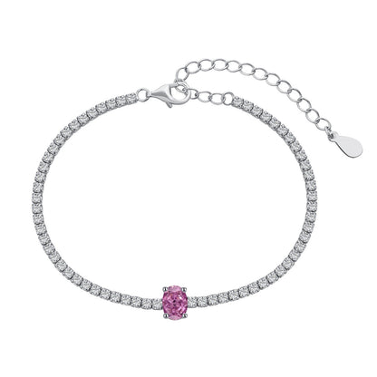 [Bloom]0.75 Carat Exquisite Oval Cut Daily Bracelet