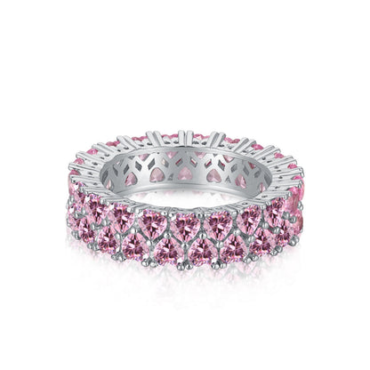 [Bloom]Sparkling Full Heart Ring