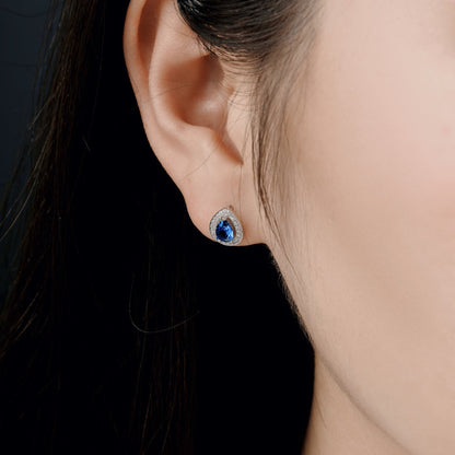 [Bloom]Luxurious Water Drop Shape Earrings