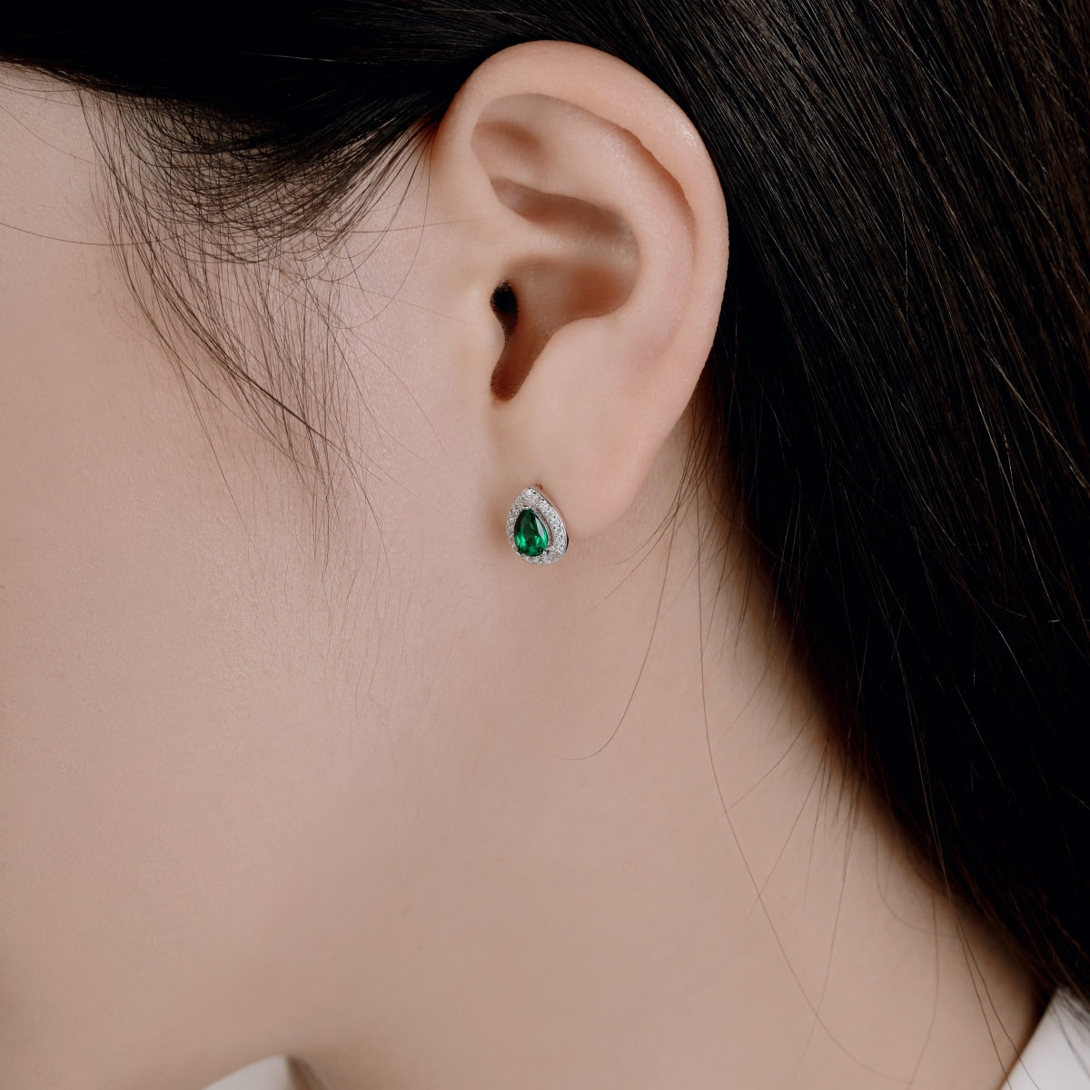 [Bloom]Luxurious Water Drop Shape Earrings