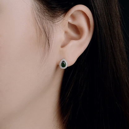 [Bloom]Luxurious Water Drop Shape Earrings