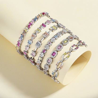 [Bloom]Dazzling Colorful Daily Bracelet