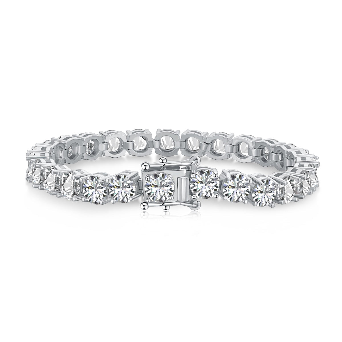 [Bloom]0.75 Carat Dazzling Round Cut Wedding Bracelet