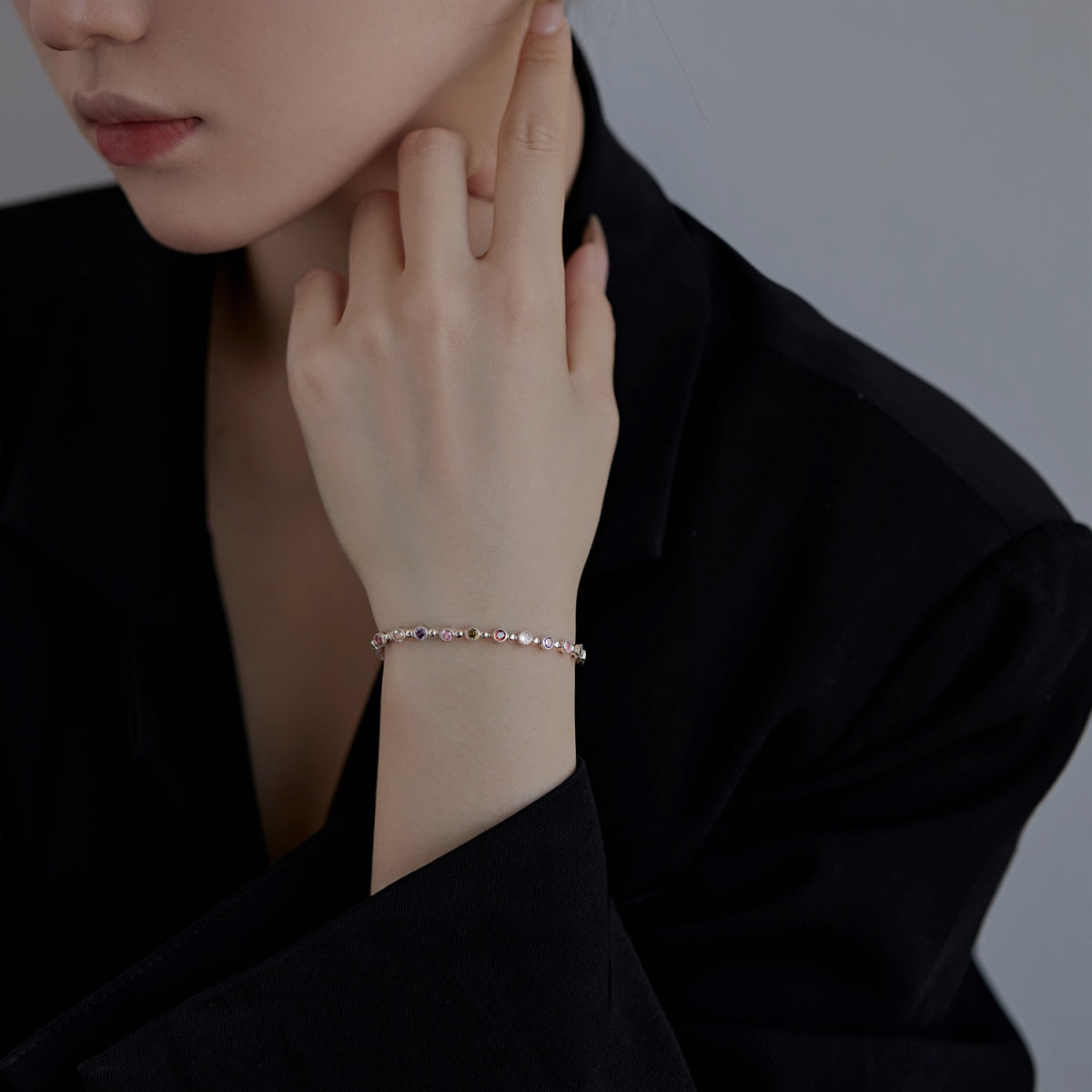 [Bloom]Sparkling Exquisite Round Cut Party Bracelet