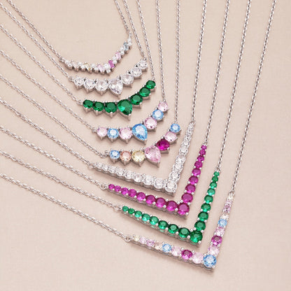 [Bloom]Dazzling Rainbow Necklace