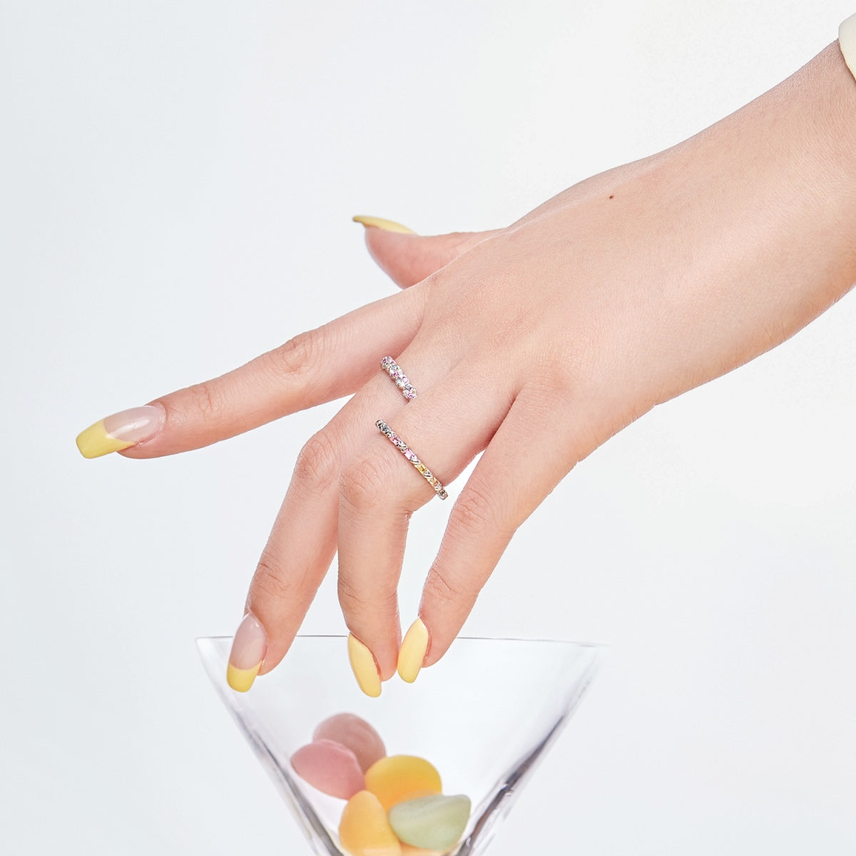 [Bloom]Charming Colorful Round Cut Daily Ring