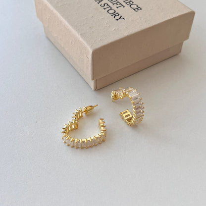 [Bloom]Radiant Heart Cutout Earrings