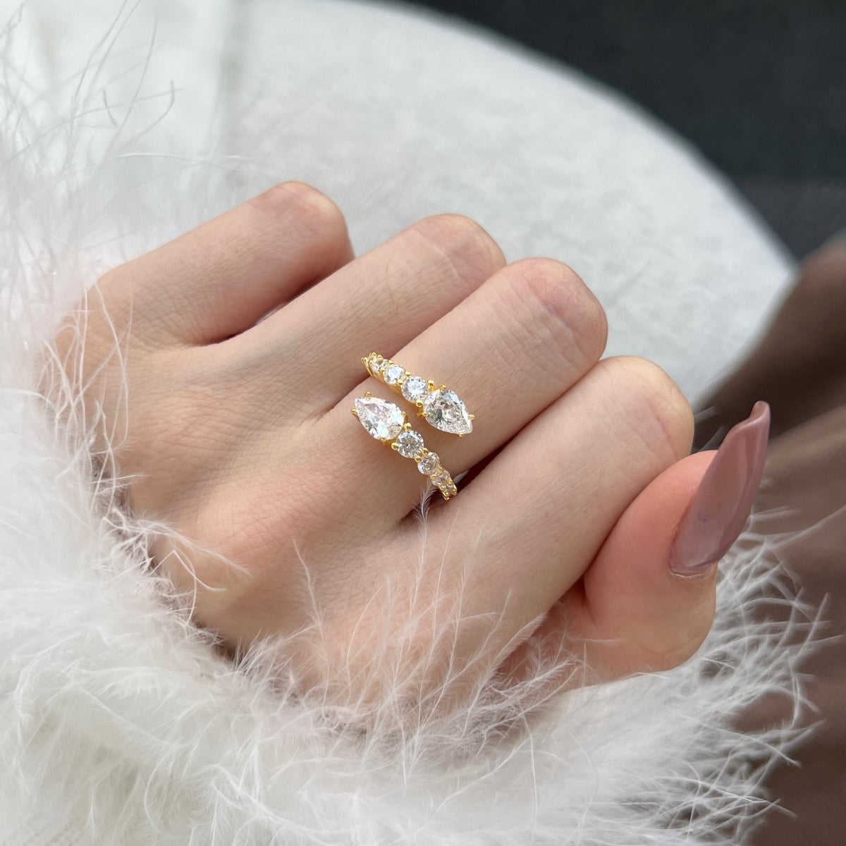 [Bloom]Delicate Lively Snake Shape Daily Ring