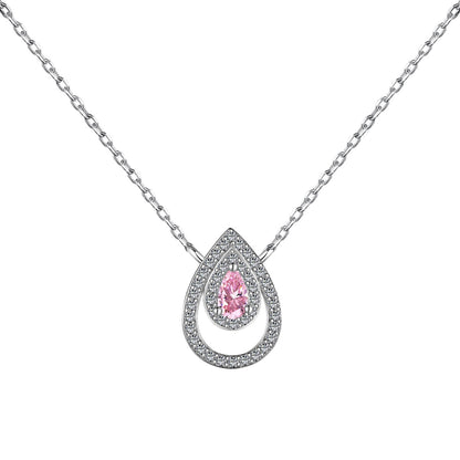 [Bloom]Sparkling Pear Cut Necklace