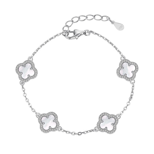 [Bloom]Four-Leaf Clover Exquisite Bracelet