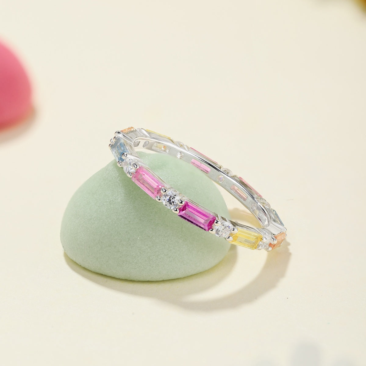 [Bloom]Lively In Shades Elegant Radiant Cut Daily Ring