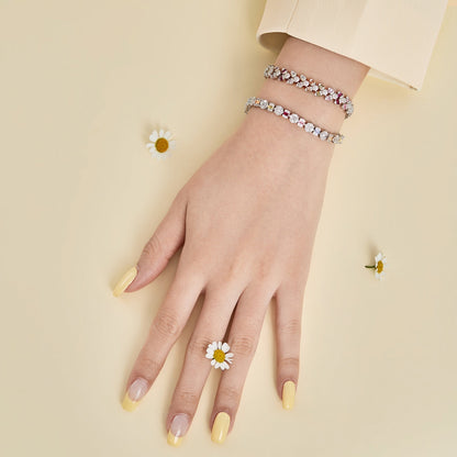 [Bloom]Dazzling Radiant Multi Cut Daily Bracelet