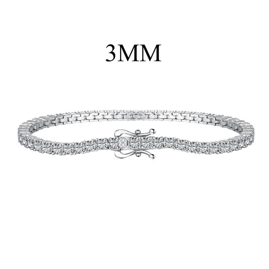 [Bloom]Dainty Charming Round Cut Tennis Bracelet