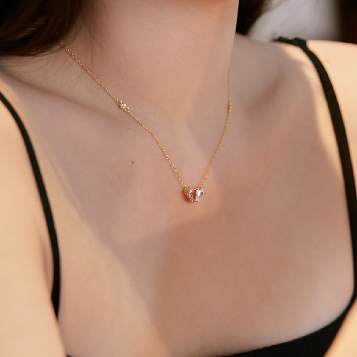 [Bloom]Unique Heart Shape Necklace