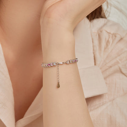 [Bloom]Delicate Colorful Multi Cut Daily Bracelet