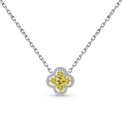 [Bloom]Spliced Lucky Four-Leaf Clover Versatile Necklace