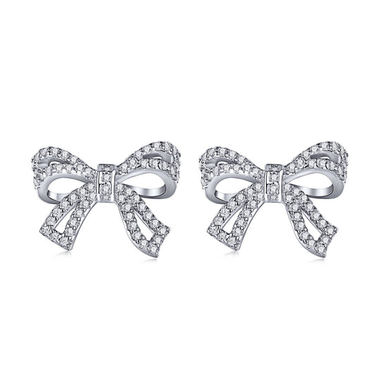 [Bloom]Dainty Bow Shape Earrings