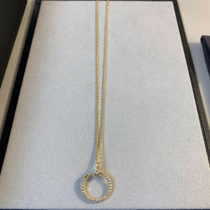 [Bloom]JUSTE NECKLACE GOLD DIAMONDS