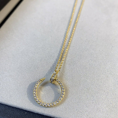 [Bloom]JUSTE NECKLACE GOLD DIAMONDS