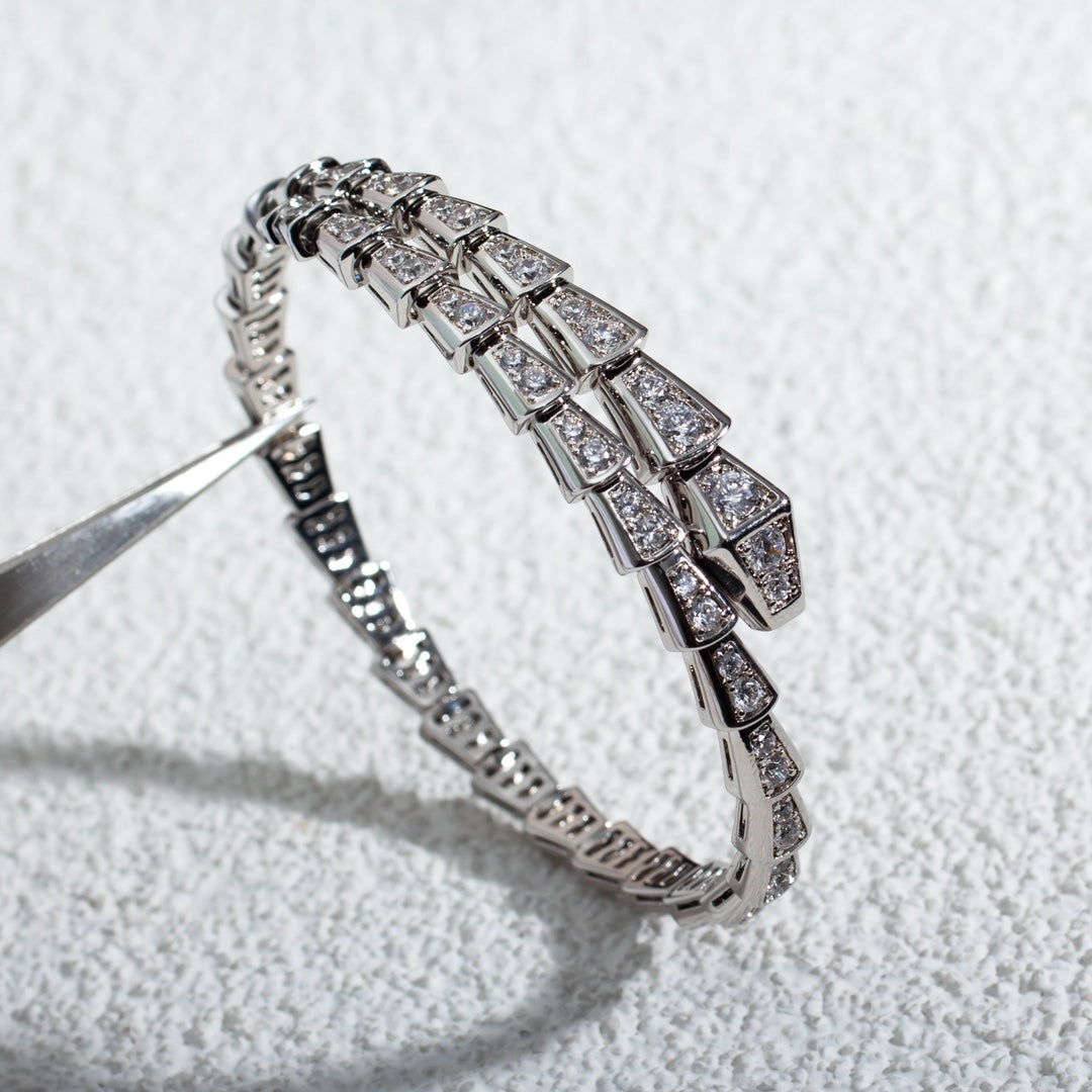 [Bloom]SERPENTI BRACELET 6MM SILVER DIAMOND