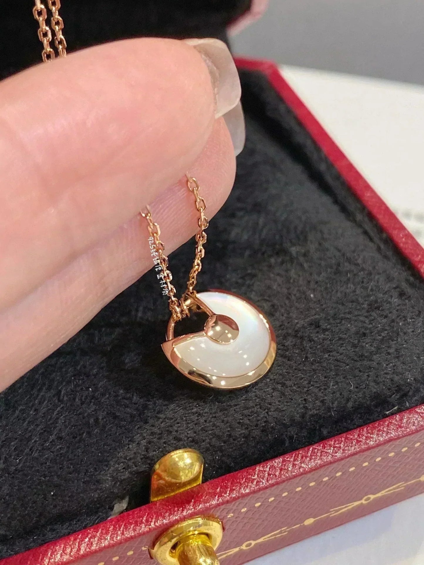 [Bloom]AMULETTE ROSE GOLD MOP NECKLACE