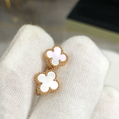 [Bloom]CLOVER MINI GOLD EARRINGS