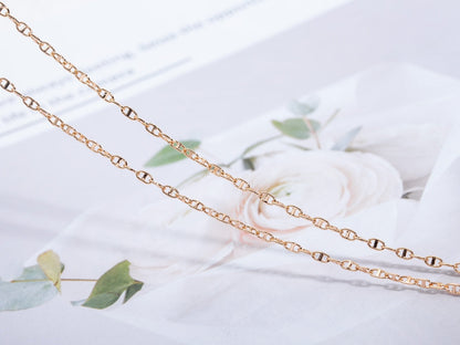 [Bloom]ECHAPPEE NECKLACE PINK GOLD