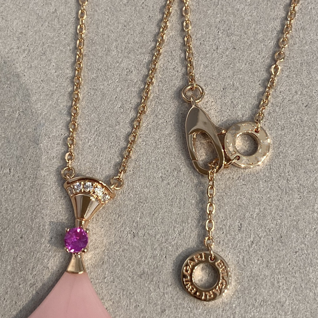 [Bloom]DREAM NECKLACE PINK OPAL