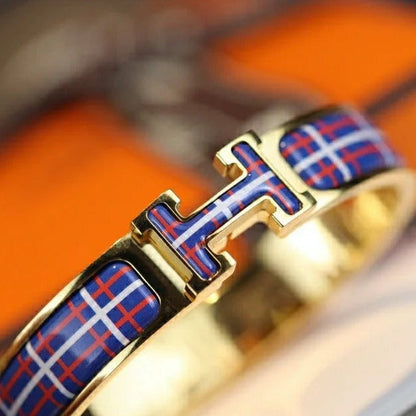 [Bloom]H TARTAN BRACELET 12MM