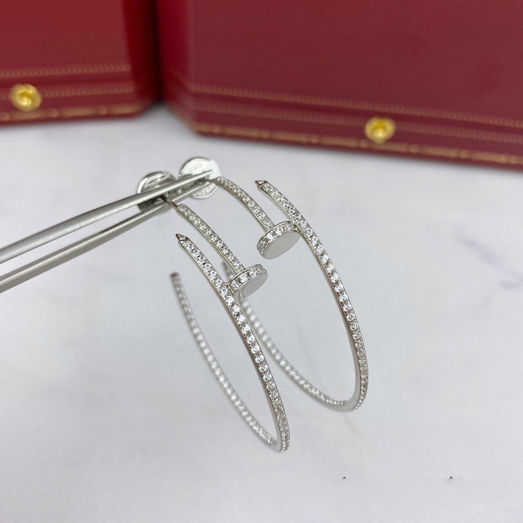 [Bloom]JUSTE EARRINGS FULL DIAMONDS 1.8MM