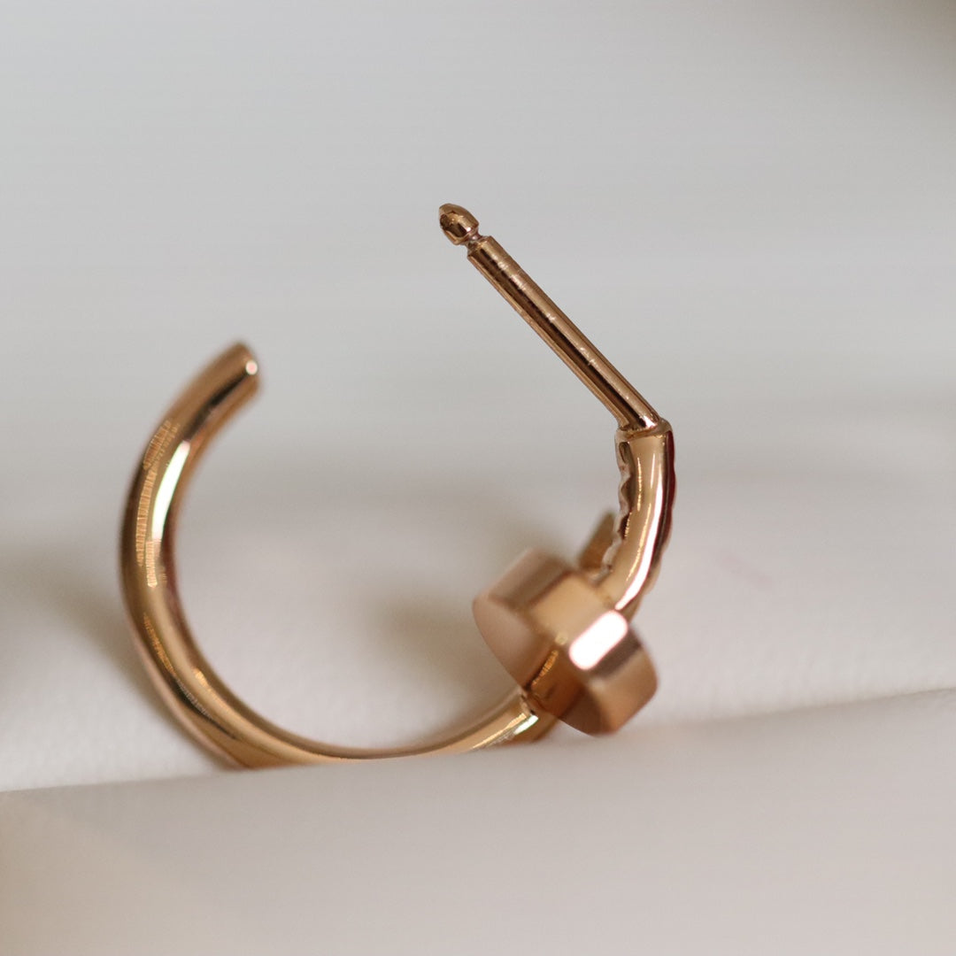 [Bloom]JUSTE EARRINGS PINK GOLD