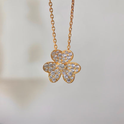 [Bloom]FLOWER DIAMOND NECKLACE