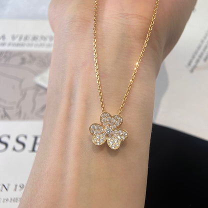 [Bloom]FLOWER DIAMOND NECKLACE