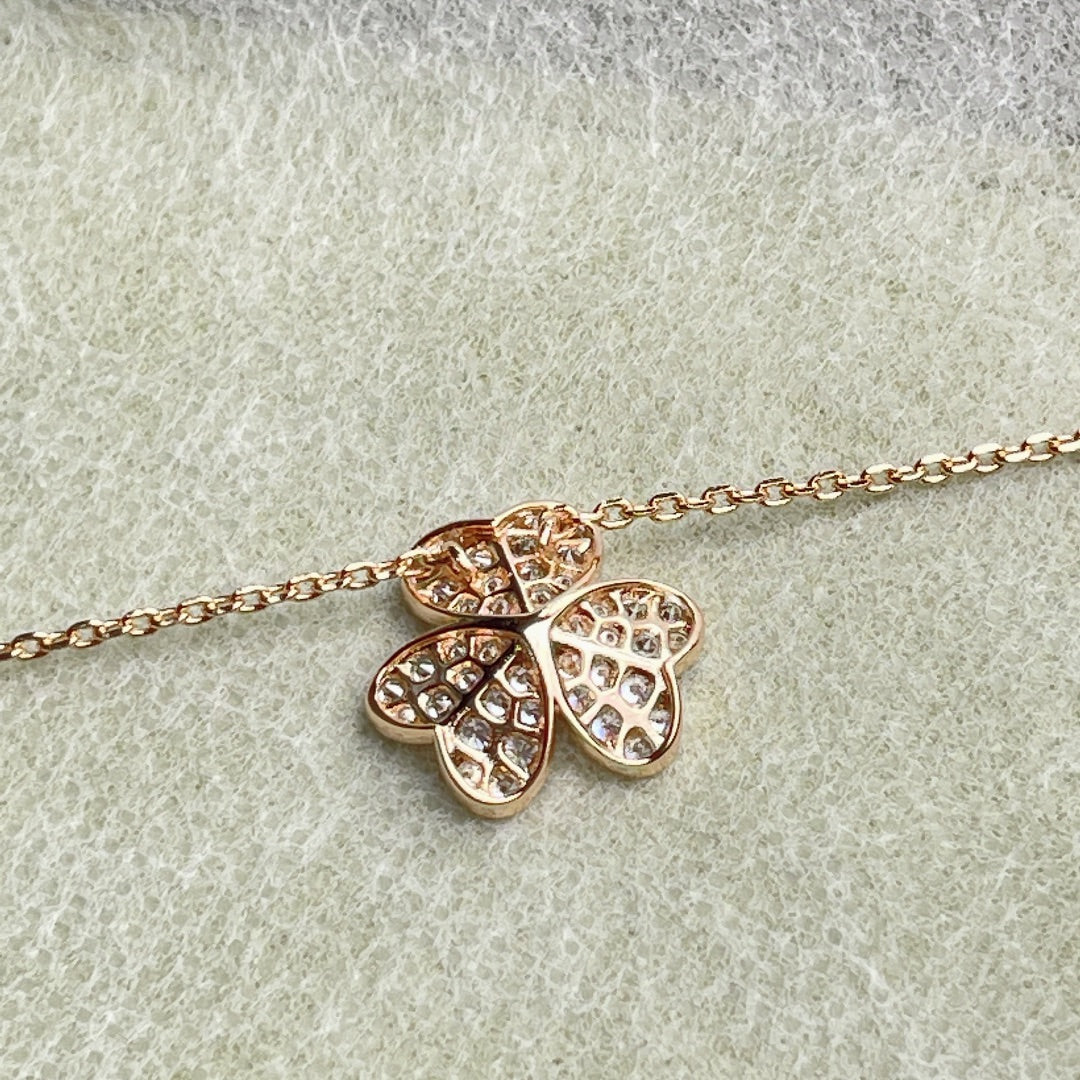 [Bloom]FLOWER DIAMOND NECKLACE