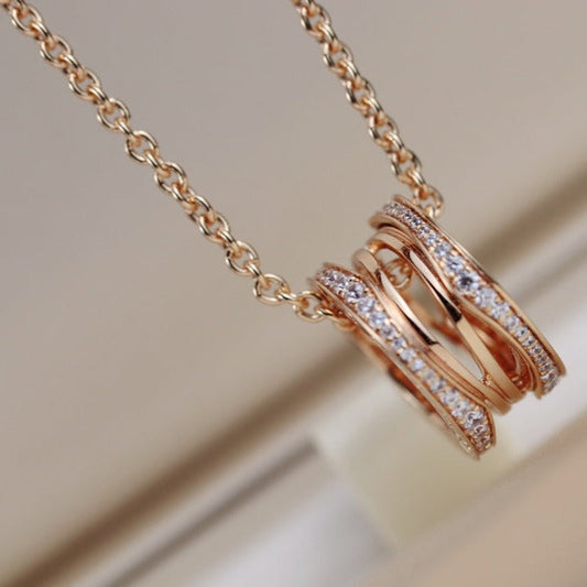 [Bloom]ZERO 1 PINK GOLD NECKLACE