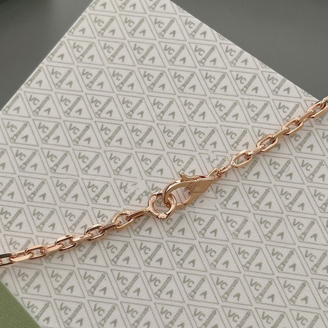 [Bloom]LUCKY SPRING 15 MOTIFS ROSE GOLD NECKLACE