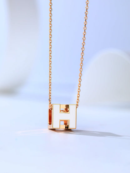 [Bloom]H CAGE PINK GOLD NECKLACE