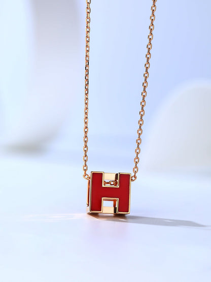 [Bloom]H CAGE PINK GOLD NECKLACE