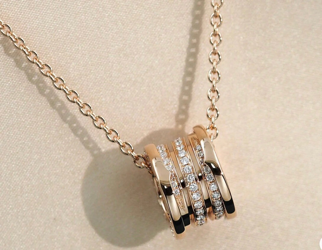 [Bloom]ZERO 1 PINK GOLD DIAMOND NECKLACE